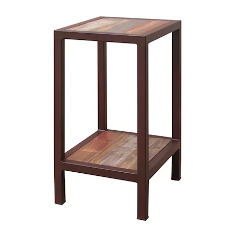 Chair Side Table with 1 Shelf